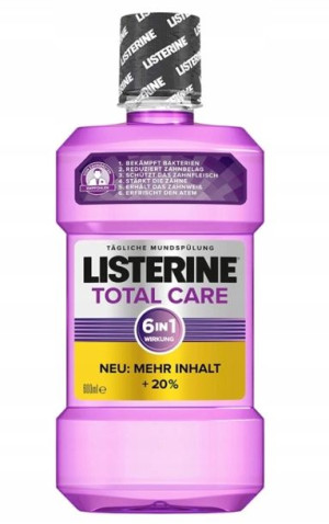 Listerine, Total Care, płyn do płukania ust, 600ml