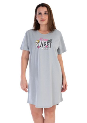 Koszula Nocna bawełna 4XL +size Vienetta krótki rękaw