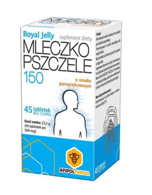 Royal Jelly Mleczko Pszczele, 45 tabletek