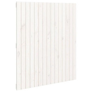 Wezgłowie łóżka, białe, 95,5x3x110 cm, lite drewno sosnowe