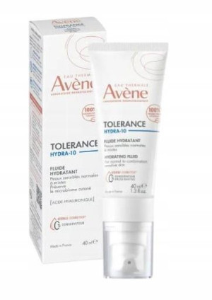 Avene Tolerance Hydra 10, Fluid nawilżający, 40 ml