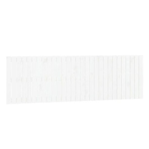 Wezgłowie łóżka, białe, 185x3x60 cm, lite drewno sosnowe