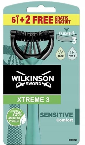 Wilkinson, Xtreme 3 Pure Sensitive, Maszynki, 8szt