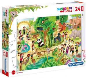 Clementoni Puzzle 24 El Maxi Zoo Super Color