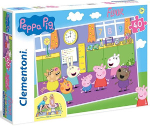 Clementoni Puzzle 40 El Podłogowe Świnka Peppa