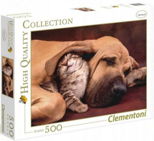 Clementoni Puzzle 500 El Fototeca Pies Z Kotem