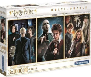 Clementoni Puzzle 3x1000 El Harry Potter