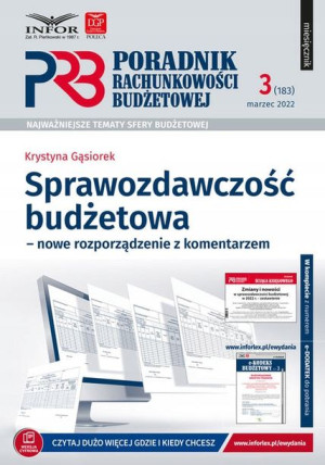 Sprawozdawczość budżetowa - nowe rozporządzenie z