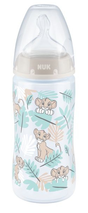 Butelka Król Lew FC+ 300 ml smoczek silikon M 6-18m NUK