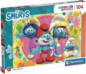 Clementoni Puzzle 104 El The Smurfs Smerfy