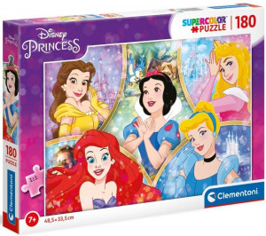 Clementoni Puzzle 180 El Księżniczki Disney Princess