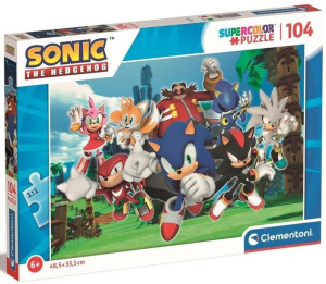 Clementoni Puzzle 104 El Sonic The Hedgehog