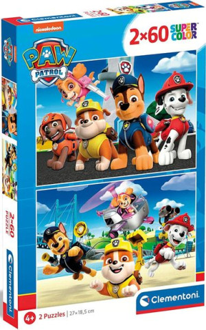 Clementoni Puzzle 2x60 El Psi Patrol Super Color