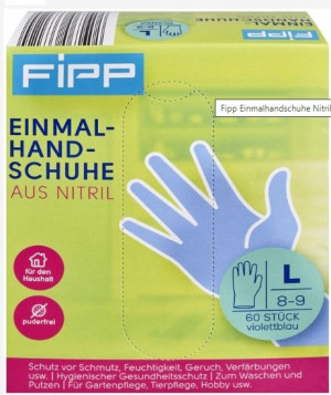 Fipp, Rękawice, L, 60 sztuk
