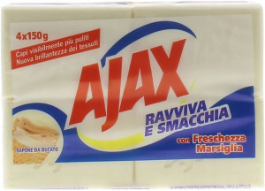 Ajax,Mydło w kostce, 4x150g