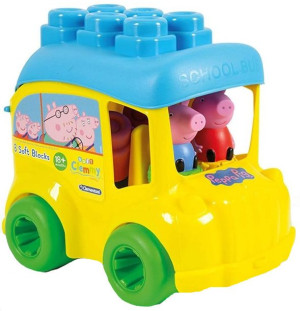 Clementoni Clemmy Wiaderko Autobus Świnki Peppy