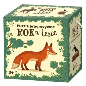 Rok w lesie Puzzle progresywne