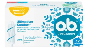 O.B., ProComfort Normal, Tampony, 32 sztuki