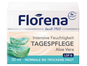 Florena, Krem, aloes, 50ml