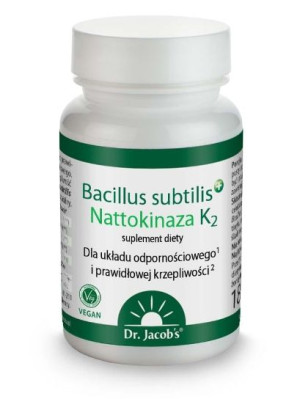 Dr.Jacob's Bacillus subtilis+Nattokinaza K2 60kaps