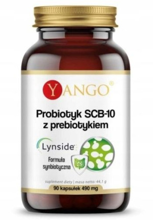 Yango, Probiotyk SCB-10 z prebiotykiem, 90 kaps