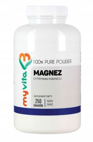 MyVita, Magnez, Cytrynian magnezu, 250g