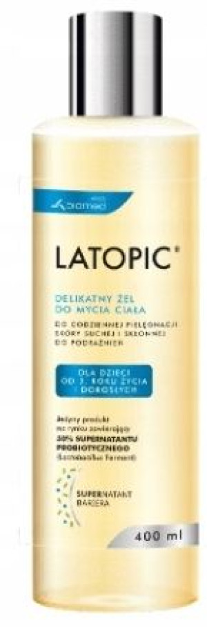 Latopic, Delikatny Żel do mycia ciała, 400 ml