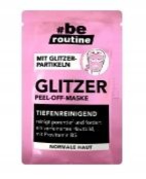 Be Routine, Glitzer, Maska peelingująca, 10ml
