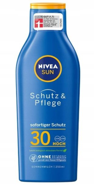 Nivea Sun, Mleczko do opalania SPF30, 250 ml