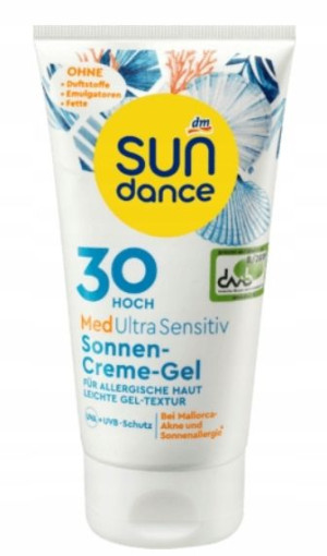 Sundance, Kremowy żel do opalania SPF30, 150ml