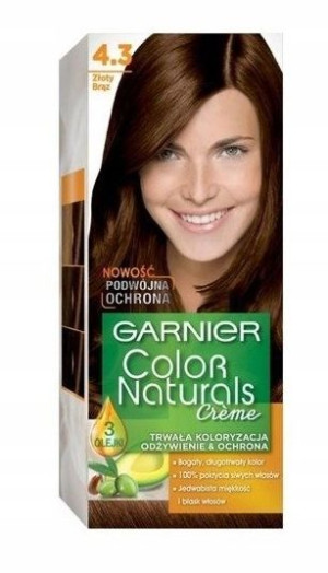 Garnier, Farba do włosów 4.3 Złoty Brąz (HIT)