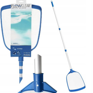 Zestaw Czyszczący do Basenu Siatka + Kij Bestway