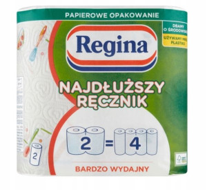 Regina, Ręcznik papierowy z nadrukiem, 2 rolki