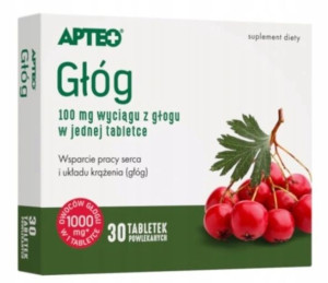 Apteo Głóg, 30 tabletek
