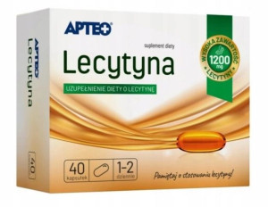 Apteo Lecytyna 1200mg, 40 kapsułek