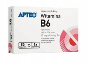 Apteo Witamina B6, 50 tabletek