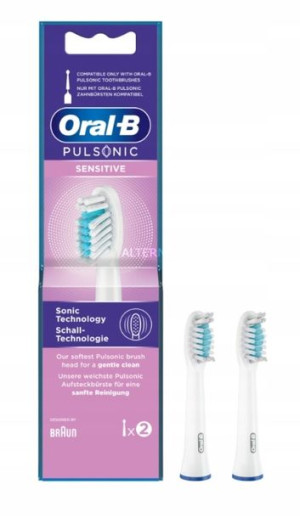 Oral-B, Pulsoic Sensitive, Wymienne końcówki, 2szt