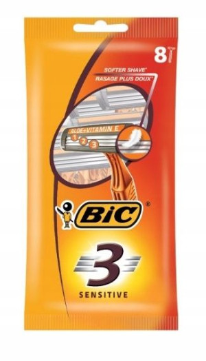 Bic, Zestaw maszynek do golenia z 3 ostrzami, 4szt