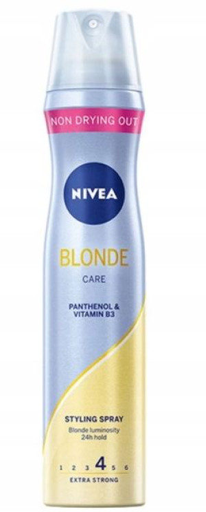 Nivea, Lakier do włosów, Blonde&care, 250 ml