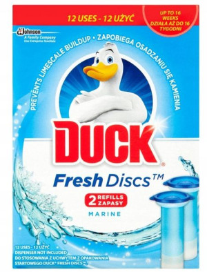 Duck, Żelowy krążek do toalety, Marine, 12 sztuk