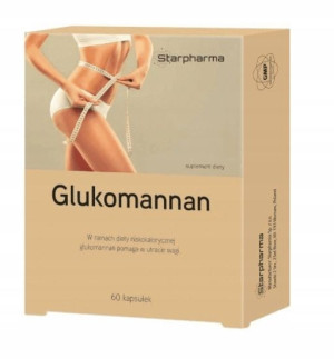Glukomannan, 60 kapsułek