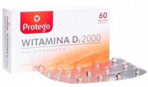 Protego Witamina D 2000 dla dorosłych 60 kapsułek