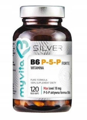 MyVita Silver, Witamina B6 P-5-P Forte, 120 kaps