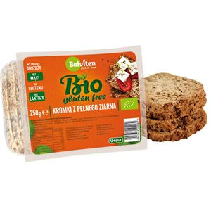Chleb z pełnego ziarnia bezglutenowy BIO 250 g Balviten