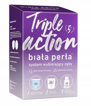 Biała Perła Triple Action System wybielający zęby