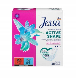 Jessa, Wkładki higieniczne, Active Shape, 50 sztuk