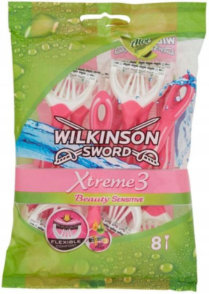 Wilkinson Xtreme 3 Beauty Sensitive, maszynki 8szt