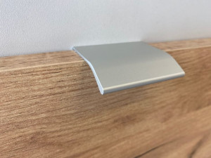 Uchwyt meblowy krawędziowy MILANO  L-50 mm  Aluminium