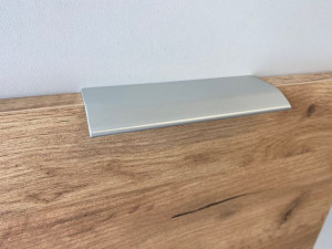 Uchwyt meblowy krawędziowy MILANO  L-120 mm  Aluminium