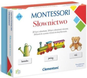 Clementoni Gra Edukacyjna Montessori Słownictwo